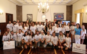 Jovens participantes no Empower(Up): Empowerment for Life & Sport foram recebidos na Câmara de Portimão