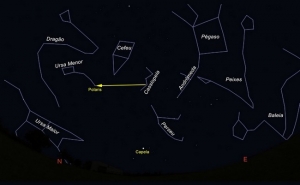 O céu de outubro de 2017