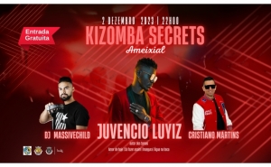 Juvencio Luyiz em concerto na «Kizomba Secrets Ameixial» | 2 dezembro