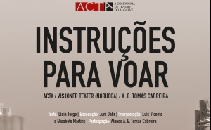 «Instruções para Voar» sobe ao palco do Cineteatro São Brás este sábado