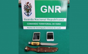 GNR encontra na Amadora telemóveis roubados em Quarteira