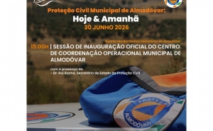 Inauguração do novo Centro de Coordenação Operacional Municipal da Proteção Civil antecipada para o dia 30 de junho