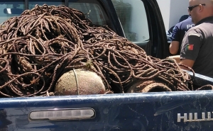 Polícia Marítima de Lagos apreende arte de pesca com 40 alcatruzes