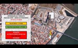 OBRAS NA BAIXA DE PORTIMÃO