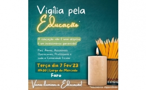 Vigília pela Educação em Faro
