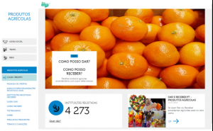 Agricultores já podem doar produtos através de plataforma digital