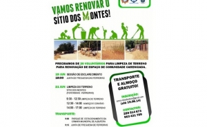 VAMOS RENOVAR O SÍTIO DOS MONTES!  (AÇÃO DE VOLUNTARIADO)