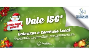 Município de Portimão entrega cinco mil vales a crianças para a compra de prendas de Natal no comércio local