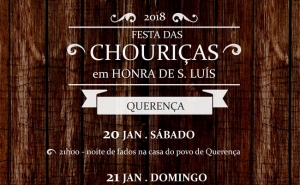 Festa das chouriças em Querença, 20 e 21 de janeiro 2018