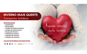 CAMPANHA SOLIDÁRIA INVERNO MAIS QUENTE   