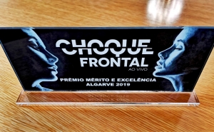 FESTIVAL MED DISTINGUIDO COM «MÉRITO E EXCELÊNCIA» NO PRÉMIO CHOQUE FRONTAL AO VIVO