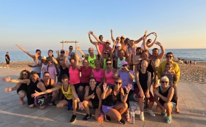Zumba Sunset com Bela Pereira: Dança, Sol e Alegria no Coração de Quarteira