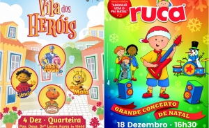 VILA MOLEZA, COMBOIO DOS DINOSSAUROS, NOVO ESPETÁCULO DO RUCA E MUITO MAIS PARA VER NO CONCELHO DE LOULÉ ESTE NATAL