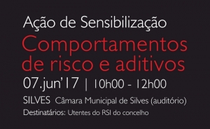 AÇÃO DE SENSIBILIZAÇÃO SOBRE COMPORTAMENTOS DE RISCO E ADITIVOS TERÁ LUGAR EM SILVES