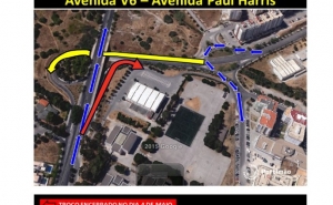 Portimão | Troço da Avenida Paul Harris entra em obras