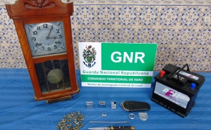 GNR apreende munições e recupera objetos furtados em Loulé