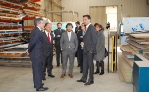 Ministro Dr. Miguel Poiares Maduro visita as instalações da Vinilconsta