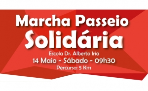 Marchadora Ana Cabecinha presente em marcha passeio solidária