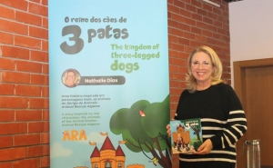 «O REINO DOS CÃES DE 3 PATAS» o novo livro da jornalista Nathalie Dias