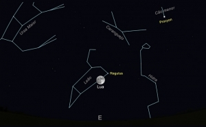 O céu de fevereiro de 2019