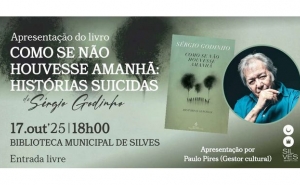 NOVO LIVRO DE SÉRGIO GODINHO APRESENTADO NA BIBLIOTECA MUNICIPAL DE SILVES
