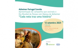 Alzheimer Portugal lança campanha que assinala o Dia Mundial da Pessoa com a Doença de Alzheimer