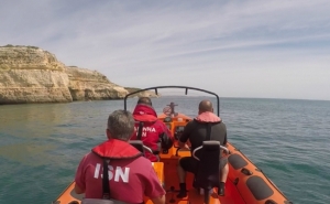 Evacuação médica junto à praia de Benagil em Portimão