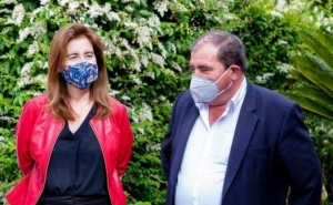 JOSÉ CARLOS ROLO RECEBE MINISTRA PARA VISITA AO ALOJAMENTO DOS SEM-ABRIGO DE ALBUFEIRA