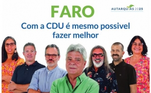 CDU ANUNCIA ARRANQUE DA CAMPANHA AUTÁRQUICA EM FARO