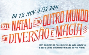 PISTA DE GELO E ALDEIA DO PAI NATAL REGRESSAM AO FORUM ALGARVE