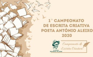 1º CAMPEONATO DE ESCRITA CRIATIVA POETA ANTÓNIO ALEIXO JÁ COMEÇOU A RECEBER INSCRIÇÕES