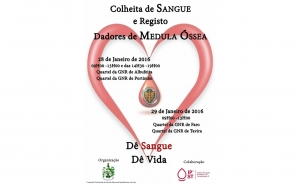 Quartéis da GNR recebem campanha de recolha de sangue e registo de dadores de medula óssea