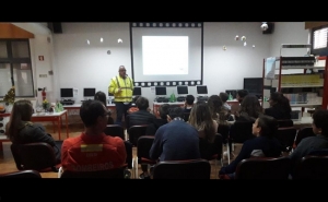 Riscos ferroviários e rodoviários discutidos nas escolas do concelho