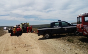 Resgate praticantes de parapente após queda no miradouro da praia da Cordoama