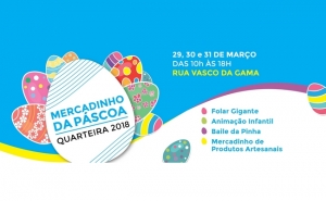 Mercadinho da Páscoa em Quarteira com Folar Gigante