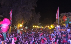 Euro2016: Alegria contagiante na vitória portuguesa na baixa de Faro
