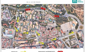 Aviso | Estrada de Quarteira - Alteração temporária de trânsito