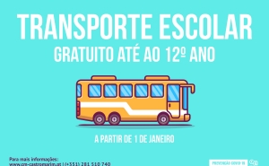 Castro Marim financia 100% dos passes escolares a estudantes do ensino secundário