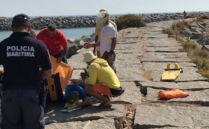 Polícia Marítima colabora no resgate e assistência após queda no molhe de Alvor