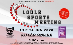 LOULÉ SPORTS MEETING SERÁ ONLINE E COM PARTICIPANTES PRESTIGIADOS NA ÁREA DO DESPORTO