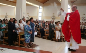 Tomada de Posse do novo Pároco de Quarteira, Padre José Joaquim Campôa