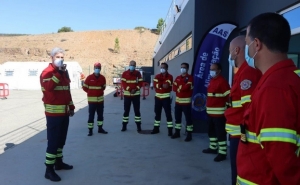 Incêndio simulado na Mexilhoeira Grande foi cenário para treinar bombeiros de todo o Algarve