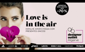 Designer Outlet Algarve celebra o amor com passatempo especial para Dia dos Namorados e descontos até 70%
