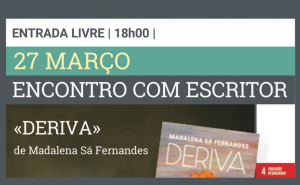 Deriva  de Madalena Sá Fernandes, apresentado na Biblioteca Municipal de Faro 