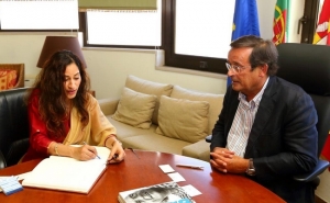 CARLOS SILVA E SOUSA RECEBEU A EMBAIXADORA DA ÍNDIA