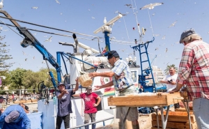 Portimão volta a reviver azáfama da lota no arranque da 30.ª edição do Festival da Sardinha