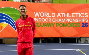 HISTÓRICO: Algarvio e Luso-guineense Usumane Djumo leva a Guiné-Bissau de volta aos Mundiais de Atletismo de Pista Curta