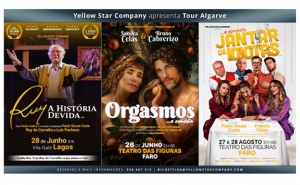 «Ruy, a História Devida», «Orgasmos» e «Jantar de Idiotas» chegam ao Algarve