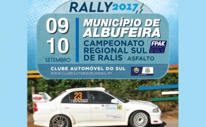  RALLY MUNICÍPIO DE ALBUFEIRA DISPUTA-SE A 9 E 10 DE SETEMBRO