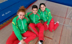 Ginastas Louletanos no Campeonato Europeu de Trampolim